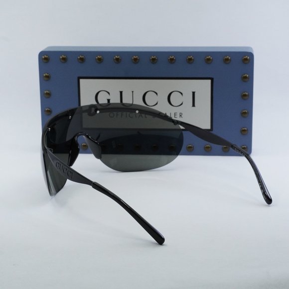 FINAL PRICE NEW GUCCI GG1656S 001 BLACK GREY SUNGLASSES - Picture 10 of 11